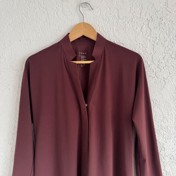 ADAY Something Borrowed Jetset Dress Merlot Red - Picture 7 of 10